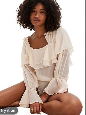 NWT Free People Give Me Drama Bodysuit